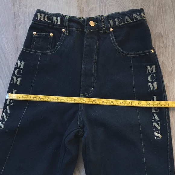 MCM, DESIGNER MICHAEL CORMER MÜNCHEN RARE HIGH RISE STUNNING JEAN - Picture 10 of 11